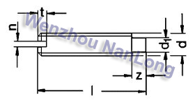 DIN 417 - Slotted set screws with full dog point