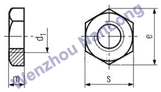 DIN 431 - Jam Nut, Hexagonal