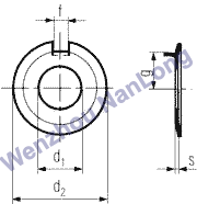 DIN 432 - External Tab Washer