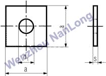 DIN 436 - Square Washer