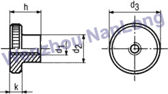 DIN 466 - Knurled Nuts, Full