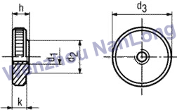 DIN 467 - Flat Knurled Nuts