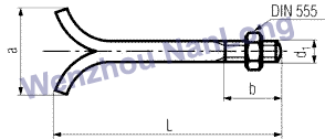 DIN 529 C - Masonry Bolts With Hexagon Nuts