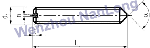 DIN 553 - Slotted Set Screws With Cone Point