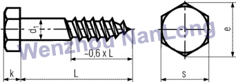 DIN 571 - Hexagon Lag Screws