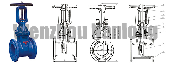 RRHX Rising Stem Resilient Gate Valve