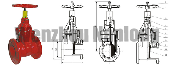 Special Fire Signal Resilient Seated Gate Valve