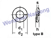 DIN 128 B - Split Spring Washers, Waved