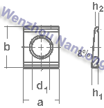 DIN 6918 - Square taper washer for U-sections 8%, for high-tensile structural bolting