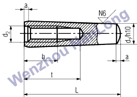 DIN 7978 A - Taper PIns With Internal Thread