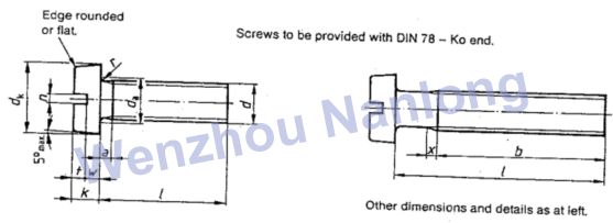 DIN 84 A - Slotted Cheese Head Machine Screws