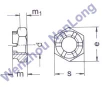 DIN 937 - Hexagon Thin Slotted And Castle Nuts