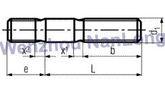 DIN 939 - Studs, Tap End - 1,25d