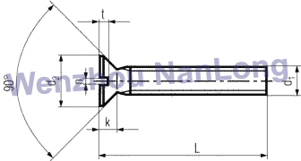 DIN 963 A- Slotted Flat Head Machine Screws