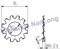 DIN 6797 A+J - Internal/External Tooth Lock Washers