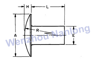 ASME B18.1.1 Truss Head Rivets