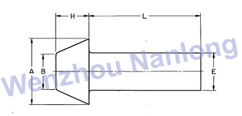 ASME B18.1.2 Cone Head  Rivets