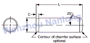 ASME B18.8.2 Chamfered End Straight Pins