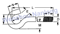 IFI 136 Bent Studs,J-Bolt