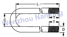 IFI 136 Bent Studs,U-Bolt Round Bend