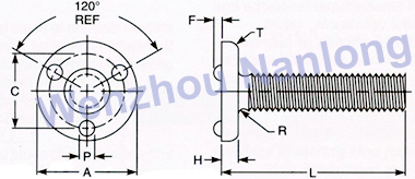 IFI 148 Type T3 Projection Weld Studs