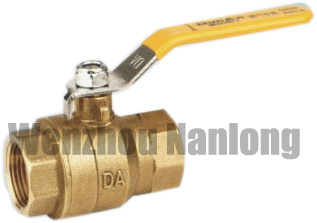 Full Port Brass Gas Ball Valve With Steel Lever