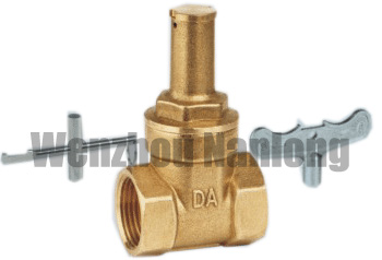 Brass Gate Valve With Lock