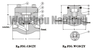 Piston Check Valve 800Lb