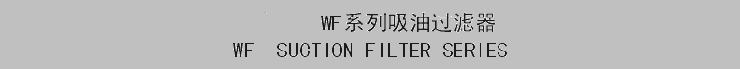 WF Suction Filter|Suction Strainer|China